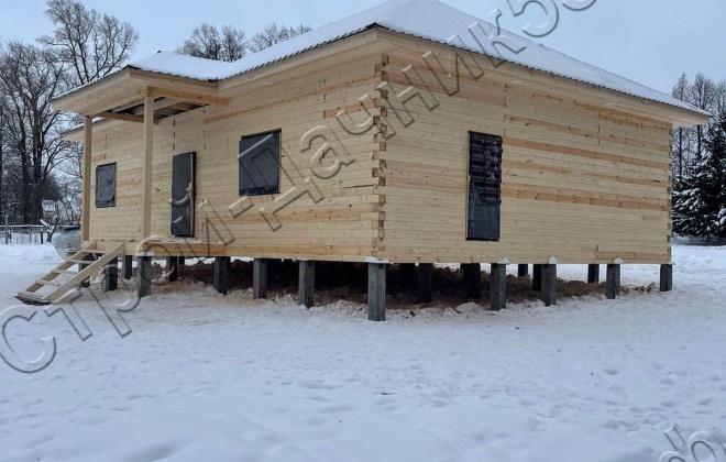 4 Брусовой дом  ОД-41, 13,5Х9, 127,8 м², Калужская область, Малоярославецкий район, село Казариново (4)